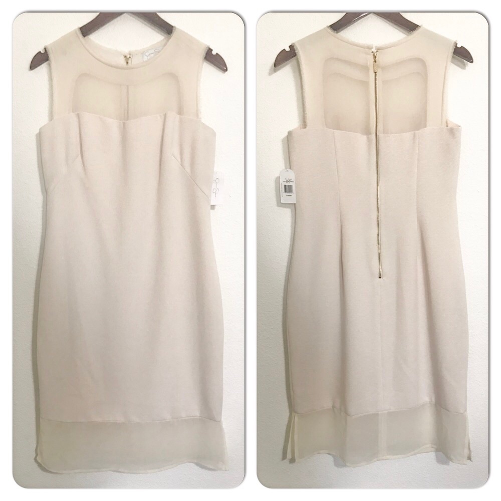 NWT Jessica Simpson Mother of Pearl Sheath Dress 6
